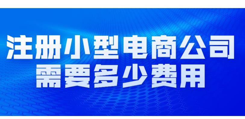 「郴州电商公司注册」注册小型电商公司需要多少费用？